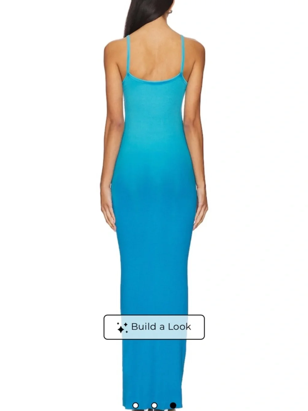 Cotton Citizen Turquoise Spaghetti-Strap Maxi Dress - Picture 2 of 2
